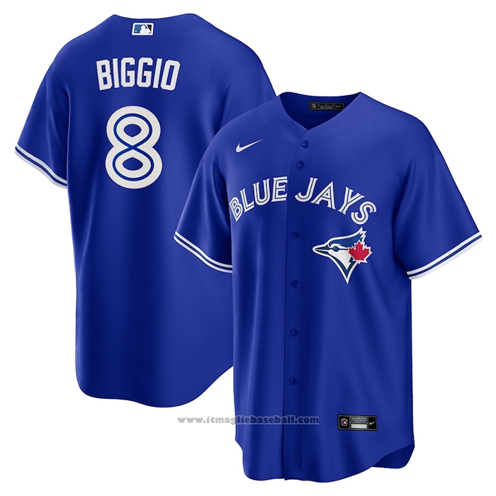 Maglia Baseball Uomo Toronto Blue Jays Cavan Biggio Replica Blu